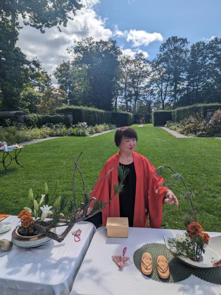 Ikebana with Lin Hands-on Workshop at Beatrix Farrand Garden